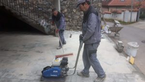 fugiranje in utrjevanje tlakovcev